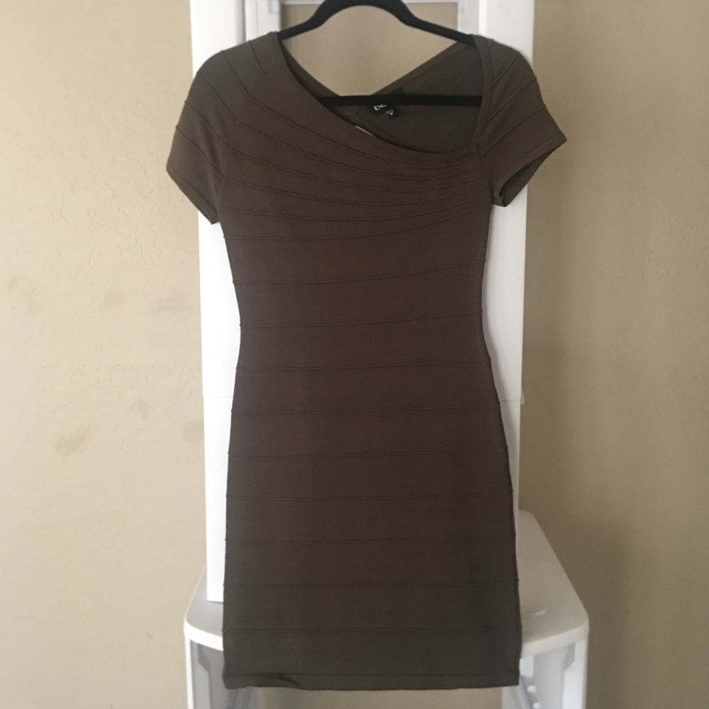 Bebe - Olive Knit Dress
